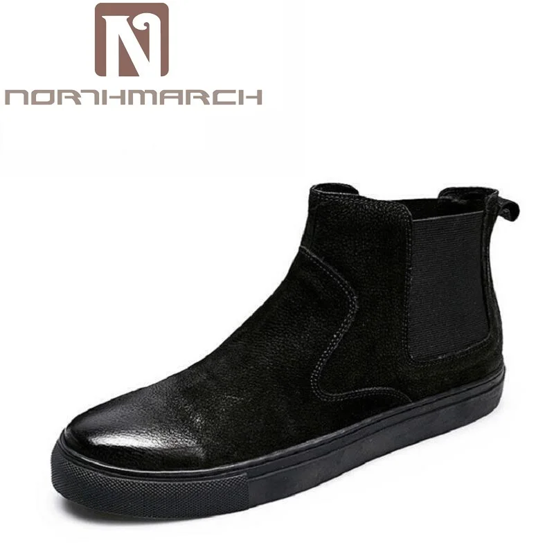 NORTHMARCH Men Boots Luxury Fashion Black Chelsea Boots Men Outdoor Shoes Men Footwear Rubber Ankle Boot Winter Shoes Chuteira цена NORTHMARCH Men Boots Luxury Fashion Black Chelsea Boots Men Outdoor Shoes Men Footwear Rubber Ankle Boot Winter Shoes Chuteira цены онлайн