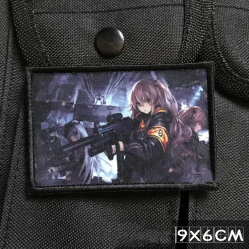 Girls' Frontline 404 Griffin Kryuger AR UMP45 M4A1 Tags Patch Patches Hook Loop 