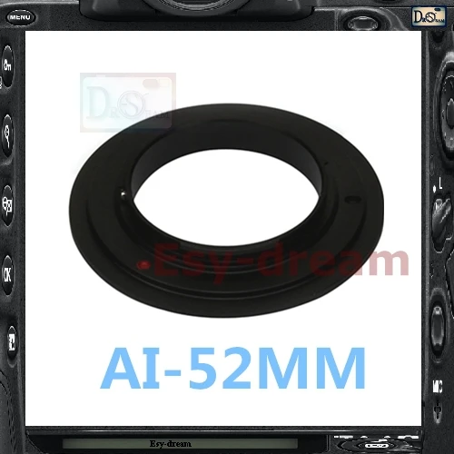 AI-52 52 мм объектив Macro обратное Кольцо адаптер для NIKON-52 цифровых зеркальных