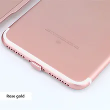 Телефон алюминиевый сплав зарядный порт Пылезащитная заглушка для USB Набор для iPhone 7 7 plus 5s 6 Противопыльный колпачок Пробка с коробкой оптом