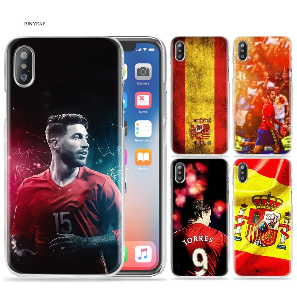 

Case for iPhone X XS MAX XR 7 8 Plus 6 6S Plus 5 5S SE 5C 4 4S 7+ 8+ 7Plus 8Plus Cover Phone Cases Spain Spanish national flags