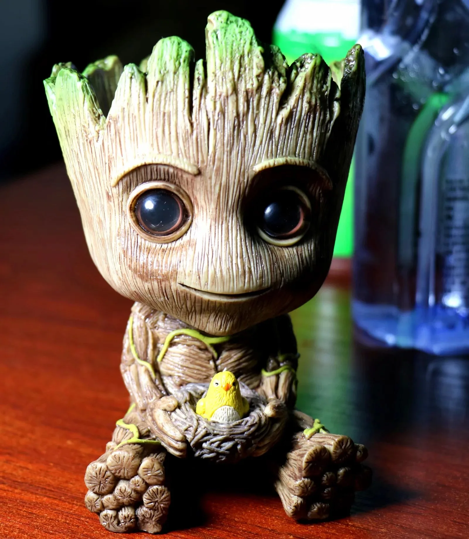 Marvel Guardians of The Galaxy Avengers милый цветочный горшок на дереве игрушечный модель