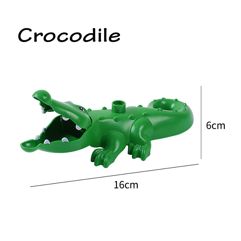 Big Size Whales Animals Zoo Sheep Monkey Dog Beer Rabbit Bird Building Blocks Toys for Children Compatible Big Size Toys Figures 39