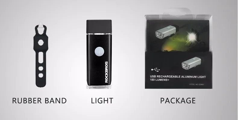 Discount ROCKBROS Rechargeable Bicycle Light Waterproof MTB Lanterna Bike Flashlight Farol Bike Headlight Front Lamp Cycling Accessories 20