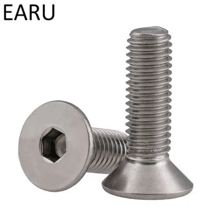 

DIN7991 стандартные 316 винты из нержавеющей стали с потайной плоской головкой и шестигранным углублением M8 * 10/12/14/16/18/20/22-100 мм