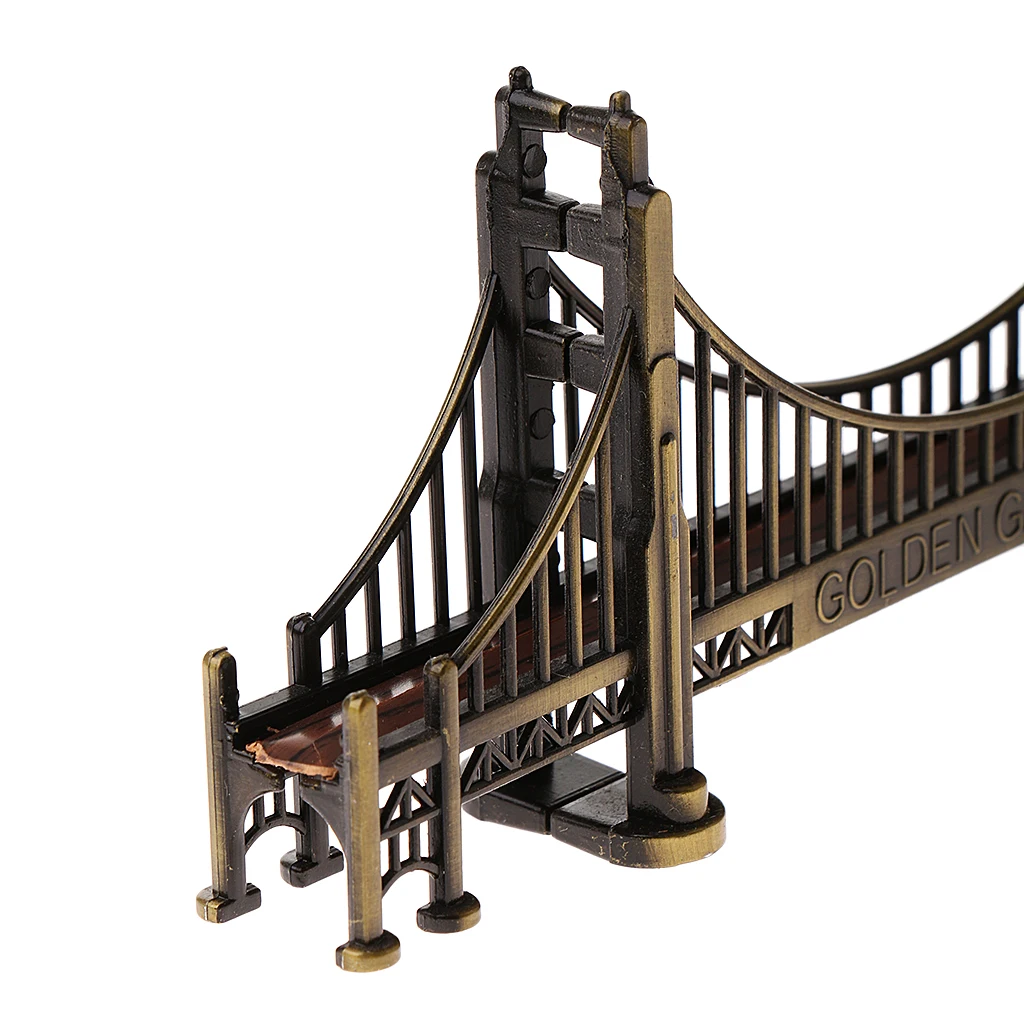 

Metal Golden Gate Bridge Statue Building Architecture Model Souvenir Gifts
