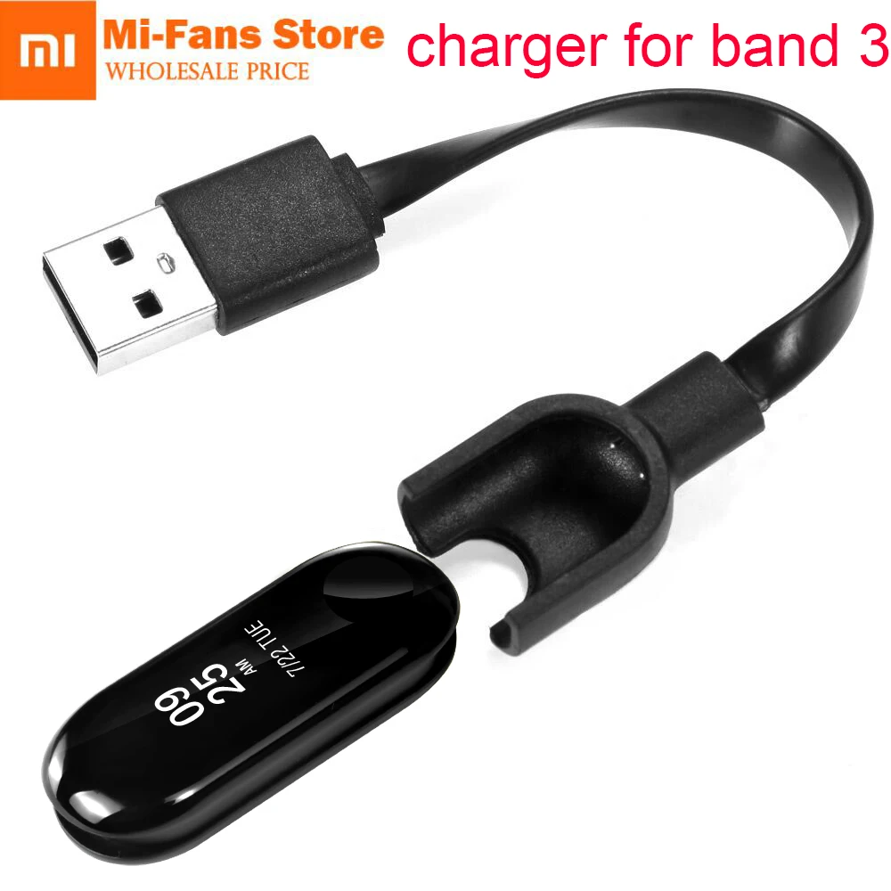 

Originaxiaomi Mini Charger for Mi Band 3 Charger Cable For Mi Band3 Data Cradle Dock Charging Cable USB Charger Replacement Cord