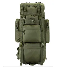 Outdoor Men’s new military backpack waterproof 800 D Oxford bags travel 65-70L backpack Hiking notebook laptop boy backpack