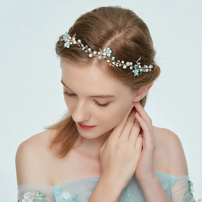 Buy 2018 Korean Fashion Alloy Diamond Hair Bands Bride