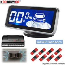 Koorinwoo – capteurs de stationnement plats d'origine Parkmaster, 16.5MM, 8 voix/bip, Radar Automobile, détecteur de voiture aveugle, capteur d'aide au stationnement