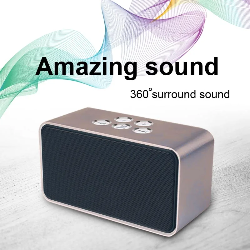 Компактные беспроводные переносные bluetooth колонки 3D стерео Бас Звуковая система