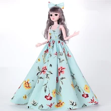 1 Piece Clothes for Doll Accessories Clothes for 60cm BJD Dolls Toys for Girls Fashion Long Dress Accessories Dolls Toy 1 3 1 4 1 6 bjd dolls clothes fashion white dress for bjd dolls toy clothing dress doll accessories