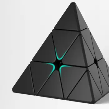 

2019 New Arrivals Yulong Pyramid M Magic Cube for Adlut Children Braining Cube Toys Present Gift 2019- Colorful