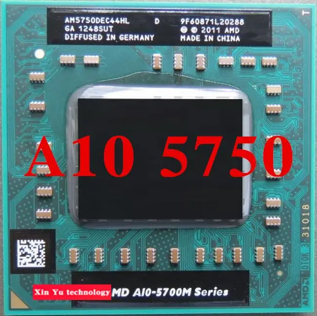 

Lifetime warranty A10 5750M - 5700M 2.5GHz Quad Core AM 5750 Notebook processors Laptop CPU Socket FS1 722 pin Computer Original