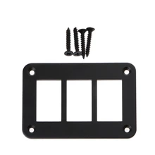 Алюминий кулисный переключатель Панель 2/3/4/6 способ Корпус держатель для автомобиля Лодка Авто Запчасти