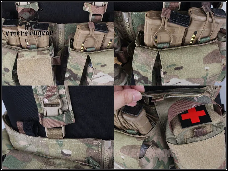 EMERSON UW Gen V Сплит Передняя Грудь Rig боевой тактический Молл жилет EM7451|gears of war jacket|gear