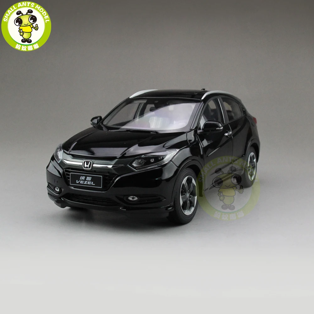 1/18 VEZEL SUV литая модель металлическая модель автомобиля SUV Игрушки для девочек и мальчиков Коллекция подарков хобби черный