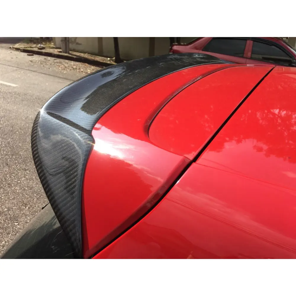Carbon Fiber Rear Roof Spoiler Wing Lip Fit for VW Golf 6 MK6 VI GTI and R 2010 2013 RZ Style