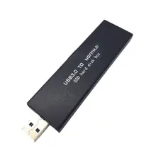 hot-USB3.0 A 2280 NGFF M.2 SATA SSD Based on B Key Storage Box External Box