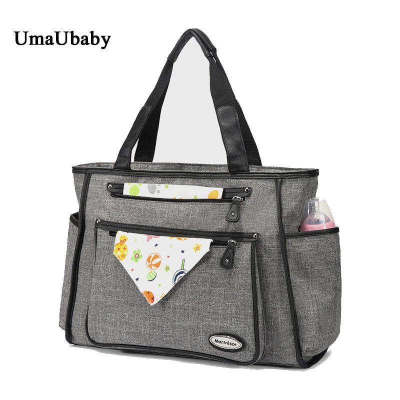 

Fashion Baby Diaper Bag Multifunctional Hand-held Fashion Leisure & Large Capacity One-shoulder Mommy Bag Hand-held Mommy Bag
