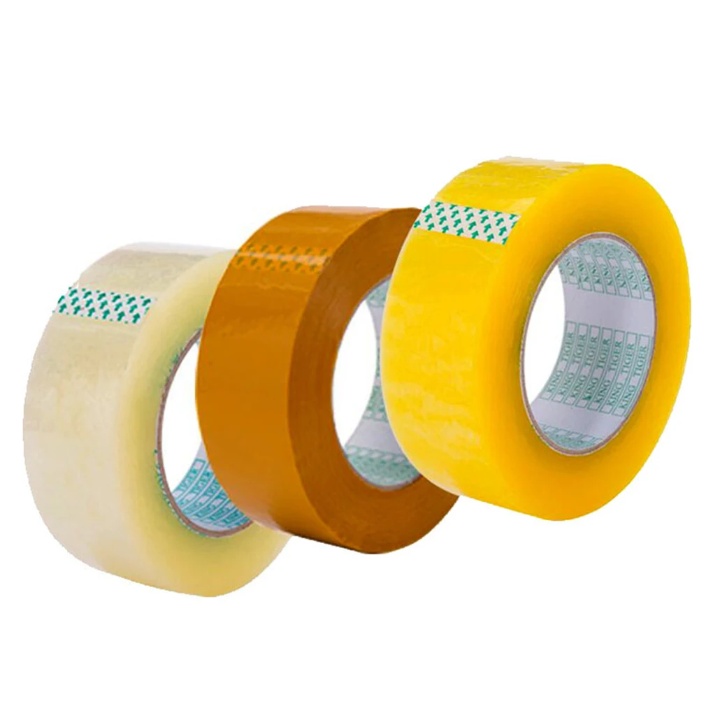 

130 Meter Parcel Box Adhesive Clear Packing Packaging Shipping Carton Sealing Tapes 48MM x 60 Meter