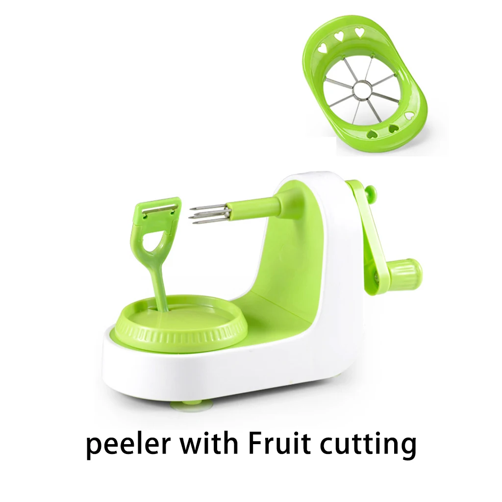 Creative Vegetable Fruit Tools Apple Peeler Multifunctional Manual Fruit Peeler Machine Cutting Apple Kitchen Accessories Green - Цвет: 2 pcs