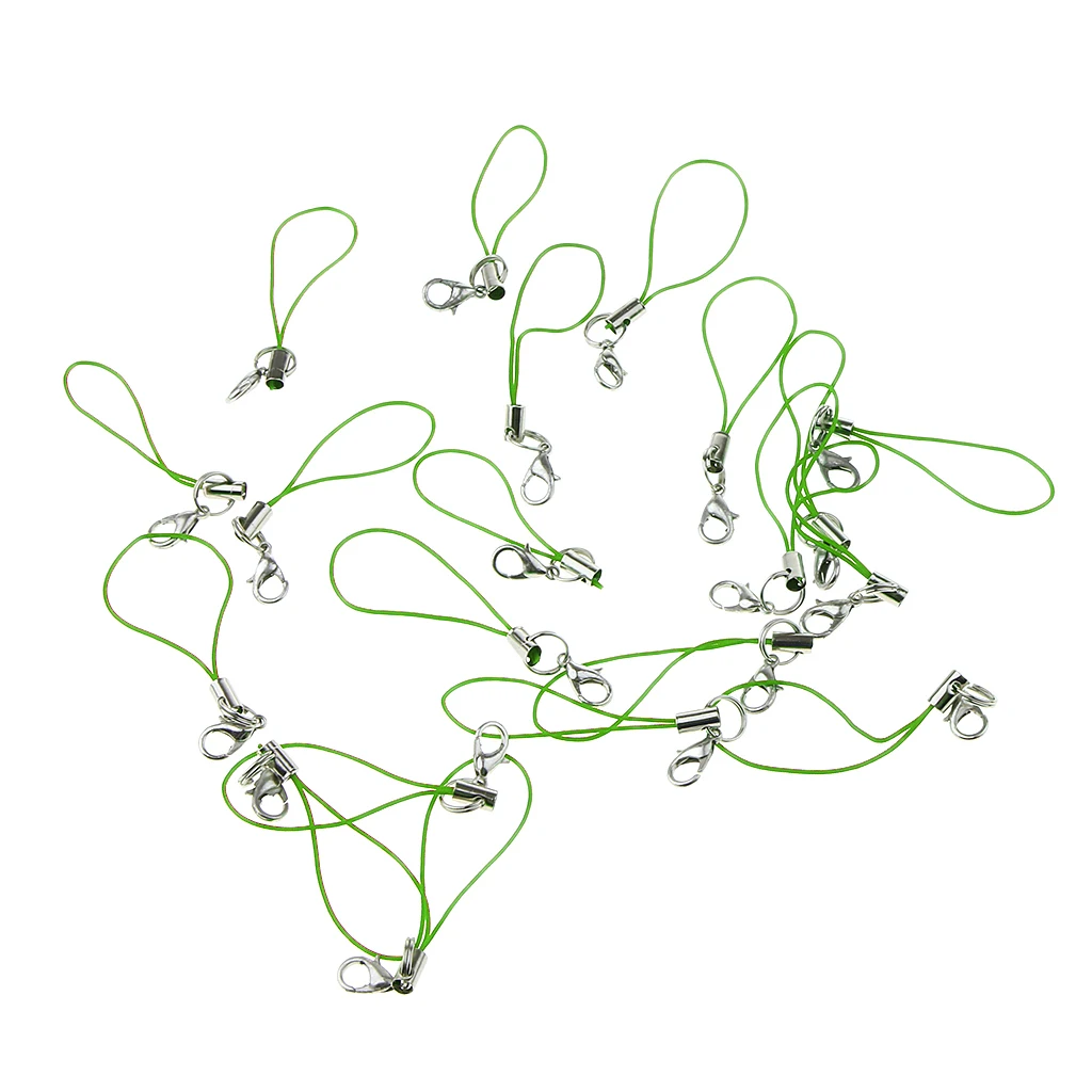 20pcs Universal Strap Lanyard For CellPhone Camera Keychain Pendant DIY Rope Handmade Jewelry Accessories DIY Craft Supplies