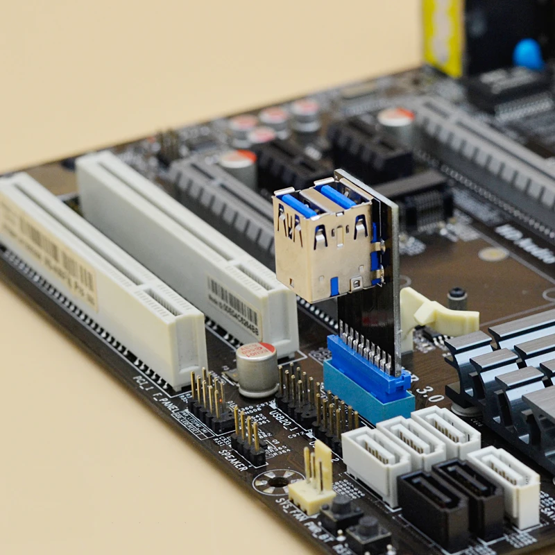 Computer Connectors USB3.0 adapter 19 pin Female Connector To Expand USB 3.0 Motherboard 19Pin