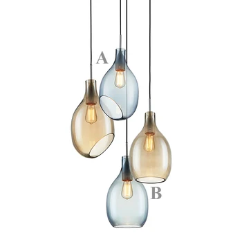 

vintage pendant lights industrial lighting Bar Kitchen American lampara colgante de techo Fixtures Luminaire pendant lamp