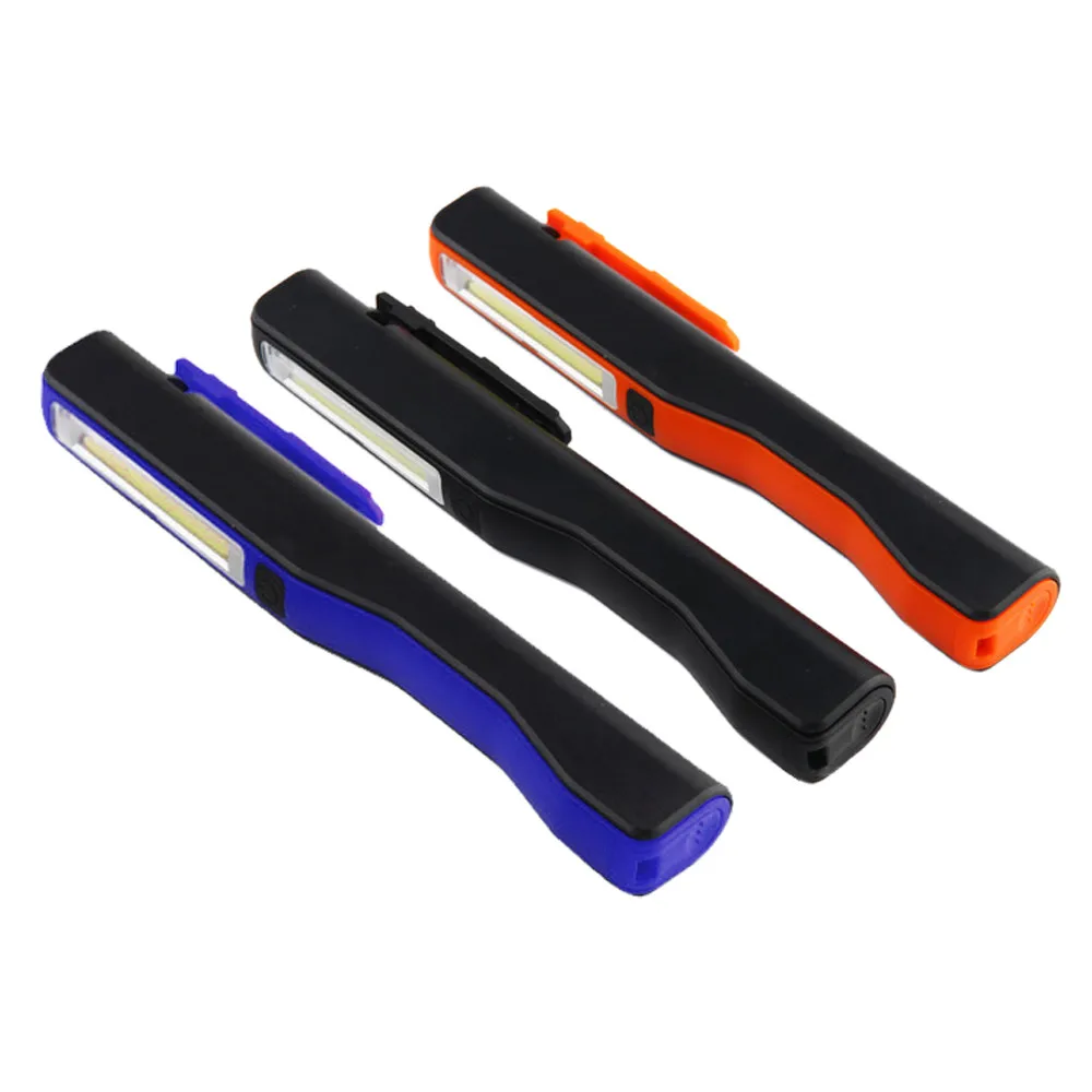 

COB LED Pen Light Clip Magnet USB Work Inspection Camping Flashlight Torch Lamp Flashlight USB Rechargeable Torch Camping#20