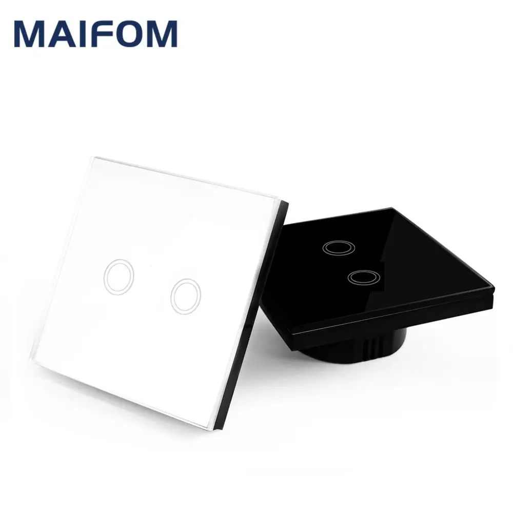 מתגים - MAIFOM Wall Touch Switch Universal Capacitive Touch Panel 110 ...