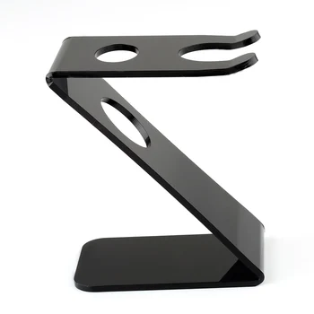 

Barber Salon Stand Holder Black Z Stand Holder for Straight Razor and Brush Tool Shaving