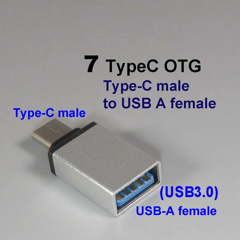 PCTONIC type-C USB OTG адаптер на micro-USB 90 Ангел Тип изгиба конвертер «Мама-папа» USB кабель для флеш-накопителя huawei - Цвет: 7 Type-C OTG