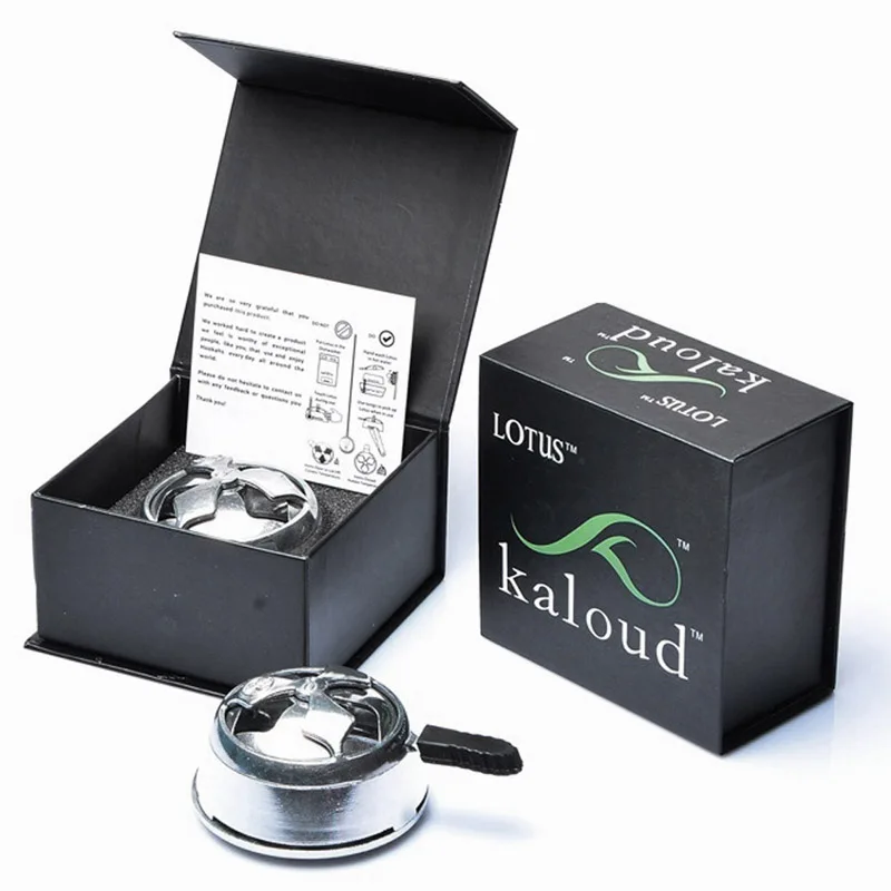 

Hookah Kaloud aluminum alloy windproof charcoal interval Burner charcoal bowl hookah Narguile Accessories Charcoal tongs Clips C