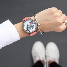 Горячая распродажа Женские часы-браслет женские кварцевые женские часы модные часы женские часы водонепроницаемые винтажные часы для девушек велосипедные часы