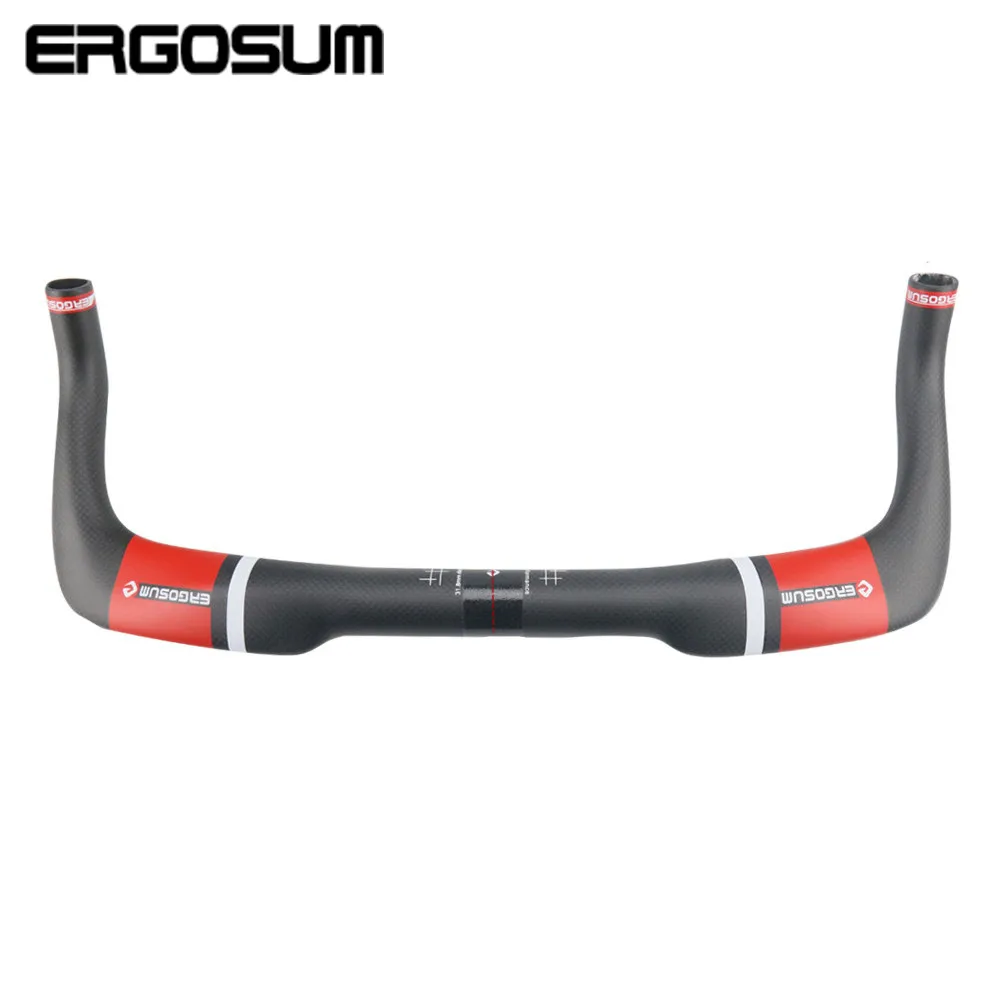 ERGOSUM Carbon Bike TT Rest Handlebar Aero Bar Bic...