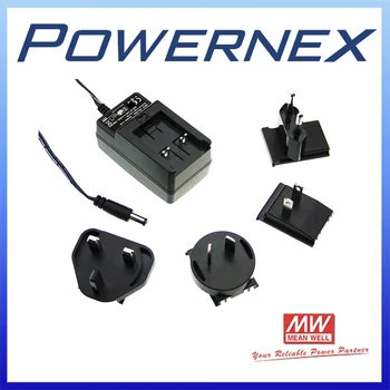 

[PowerNex] MEAN WELL original GE30I15-P1J 15V 2A meanwell GE30I 15V 30W Single Output Interchangeable Wall-mounted type Adaptor