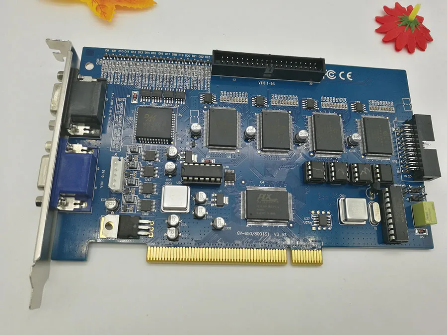 16 Chs V800 V8.4 cs видео cctv PC система DVR card & 4 chs audio120fps (NTSC) 100fps (PAL) охранная Видеосъемка