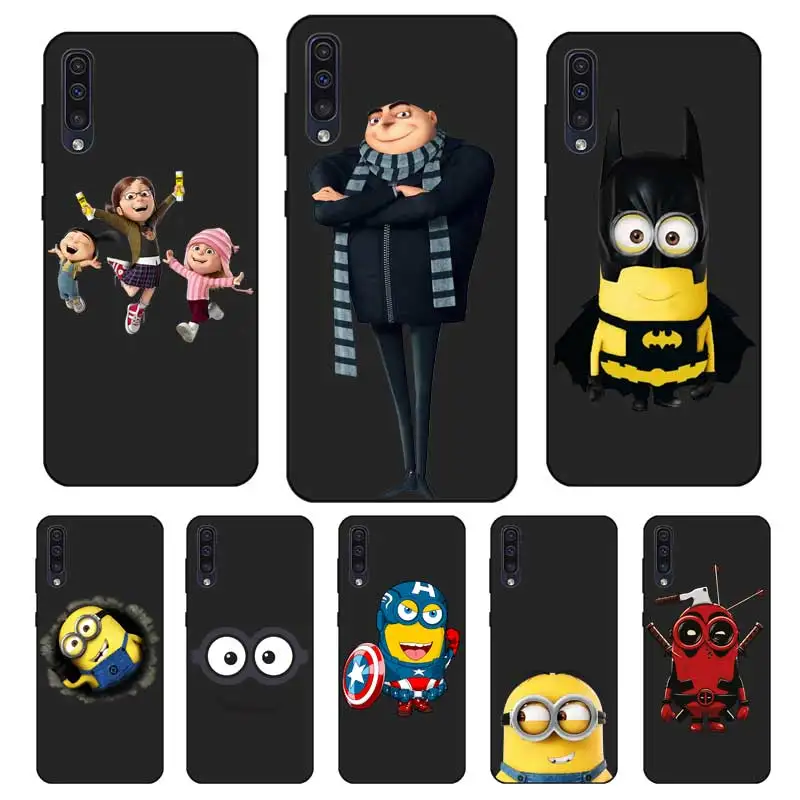 

P127 Minion Magic Black Silicone Case For Samsung Galaxy A2 Core A6 A7 A8 A9 A10 A30 A40 A50 A60 A70 A8S A9S A20E Plus