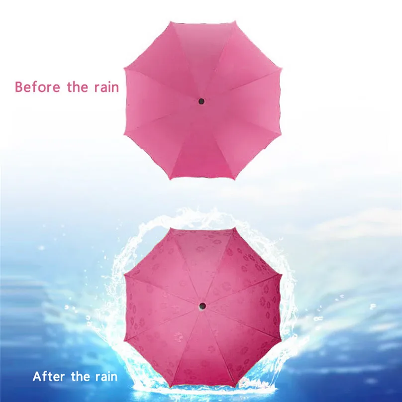Travel Sunny and Rainy Umbrella Parasol Folding Rain Windproof Umbrella Folding Anti-UV SunRain Umbrella #4M02 (4)