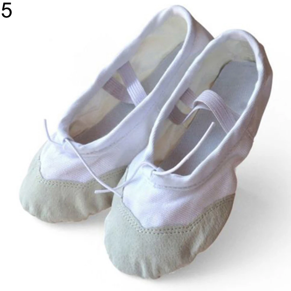 2018 Popular Child Fahion Adult Canvas Ballet Dance Shoes Pointe Dance Gymnastics Shoes