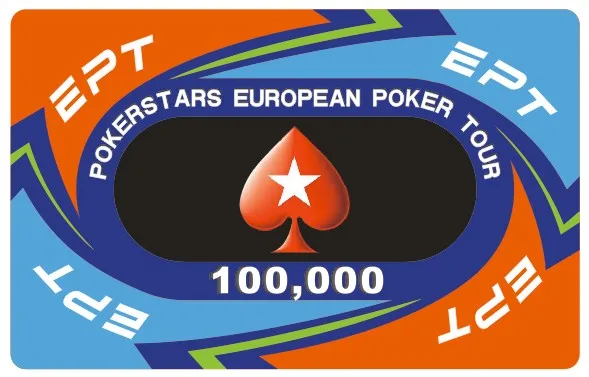 

30pcs/Set EPT European Poker Chips Set with Value Ceramic Chips Pokerstar Poker Set Tour Handfeel Professional Casino Chips