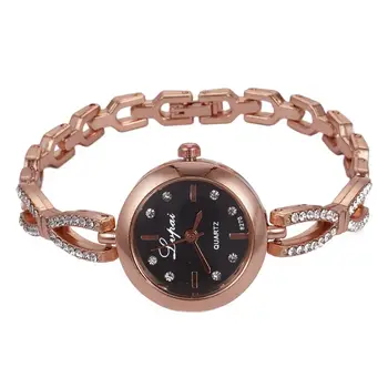 

LVPAI New Brand Luxury Watches Women's Fashion Bracelet Quartz Crystal Watches Ladies Casual Dress Sport Watch, P116