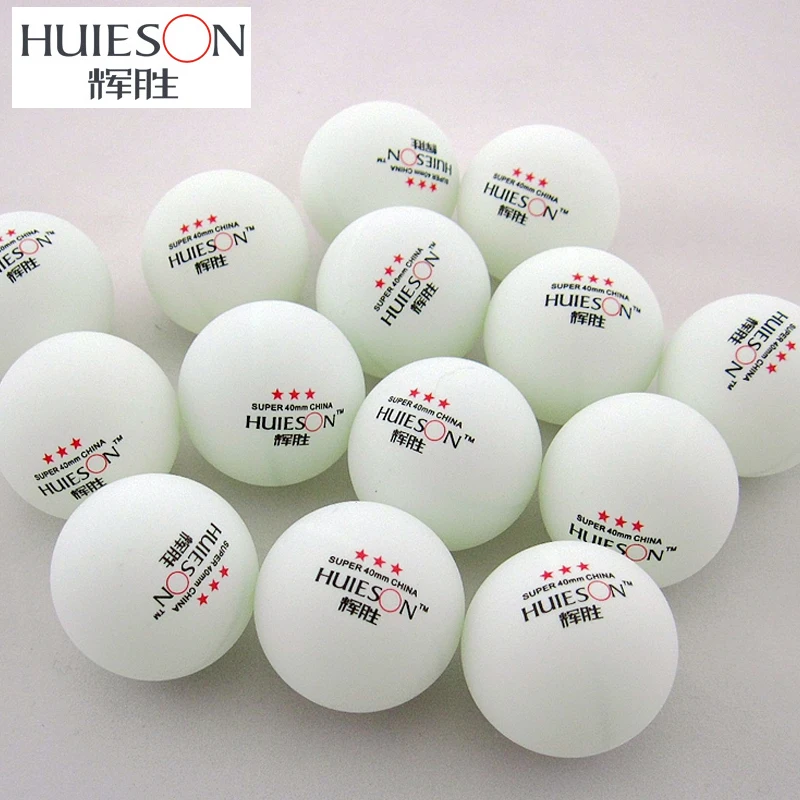 100 шт., Huieson, эксклюзивные шарики для настольного тенниса, 3 звезды, 40 мм, 2,9 г, мячи для пинг-понга, белые, желтые, для школьного клуба, для тренировок по настольному теннису