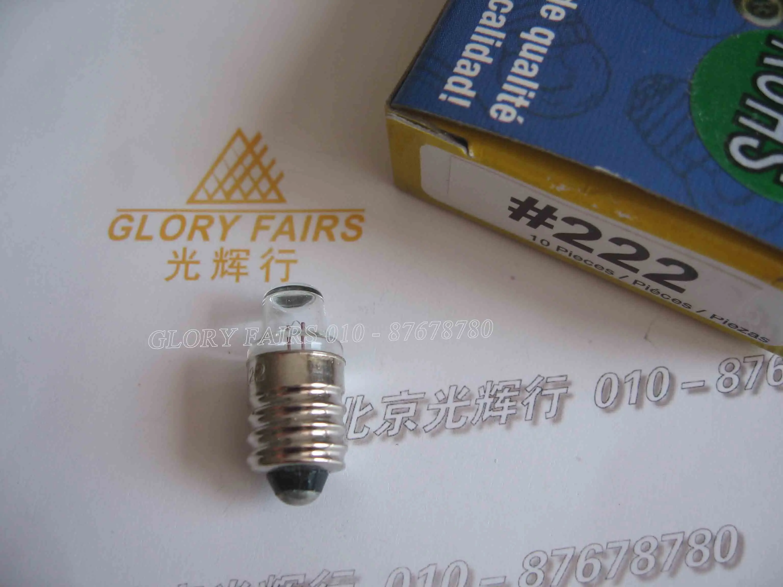 

2pcs/lot,Eiko 222 lamp 2.25V 0.25A,for Welch Allyn 01300,02900,Heine 03600,X-001.88.082,2.25V0.25A lens end flashlight bulb