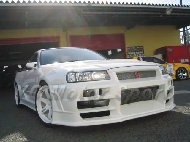 

Car Accessories FRP Fiber Glass Bodykits Bumper Fit For 1989-1994 R32 R34-Conversion Front Bumper Stying