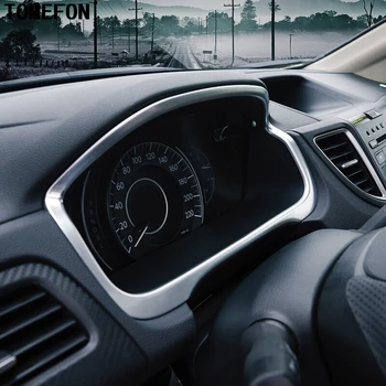 

For Honda CRV CR-V 2012 2013 2014 2015 2016 ABS Chrome Dashboard Decorative Frame Cover Trim Car Styling
