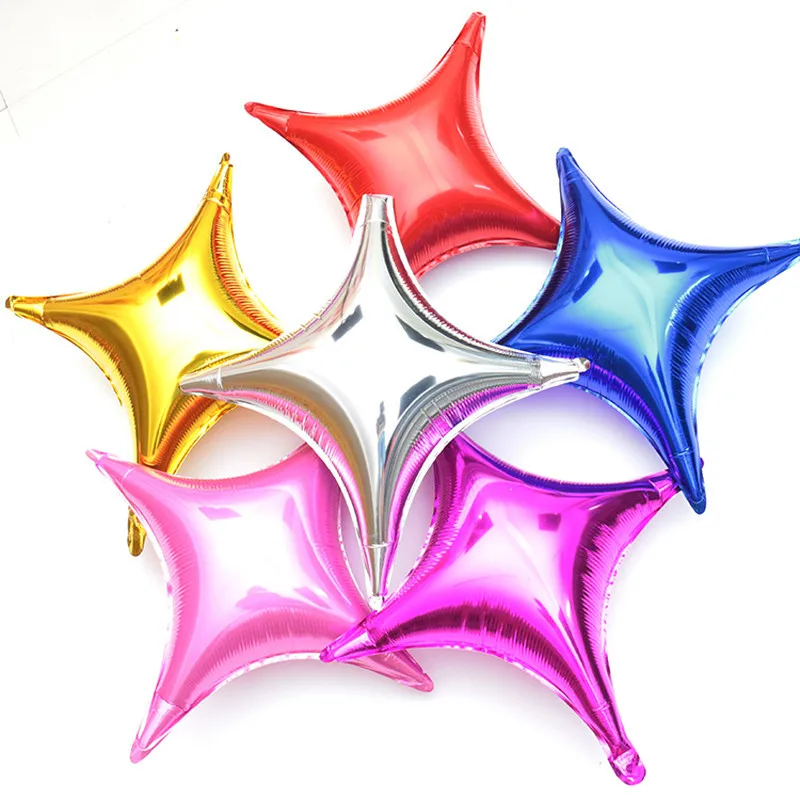 

20inch blue metallic balloons star toys ballons helium foil birthday wedding decoration party supplies star shaped balloons