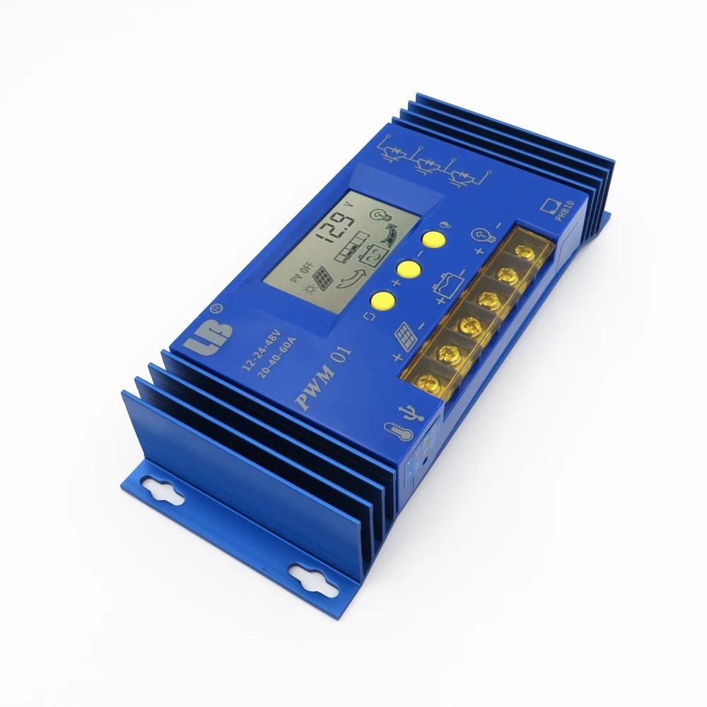 

1pc x 60A 12V/24V PWM LB Brand Solar Panel Charge Controller Regulator LCD Display Lithium iron battery