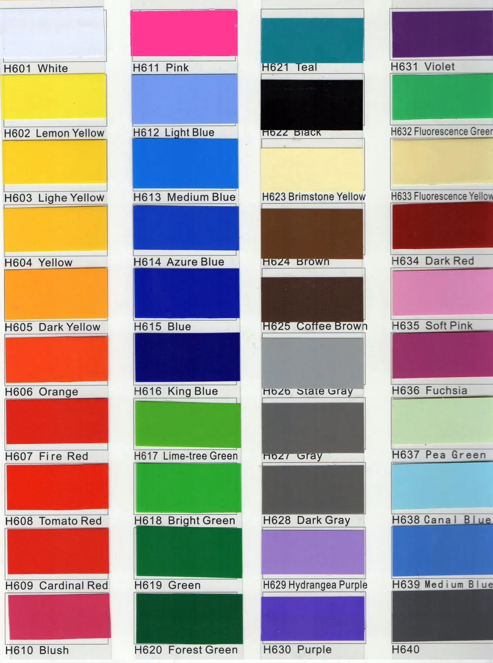 final color chart 